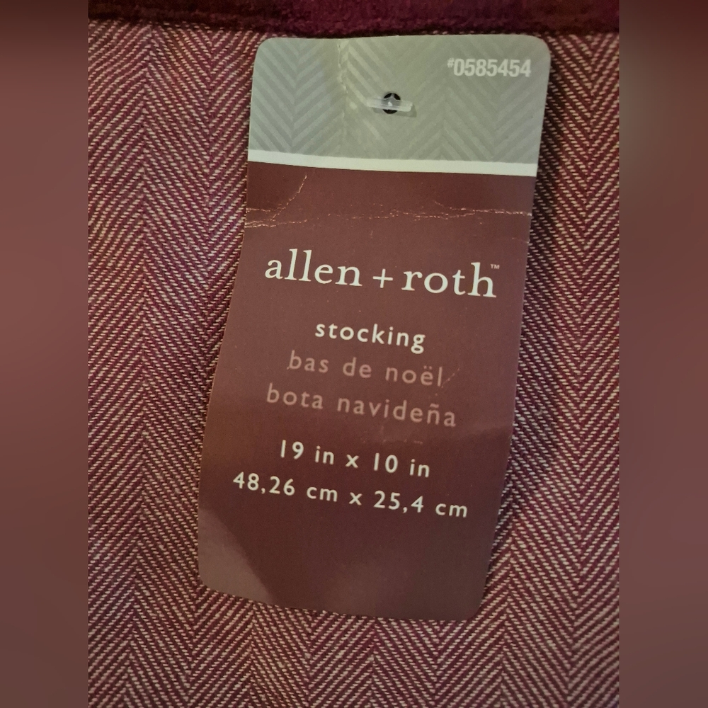 Allen + Roth Red Stocking - Picture 4 of 8